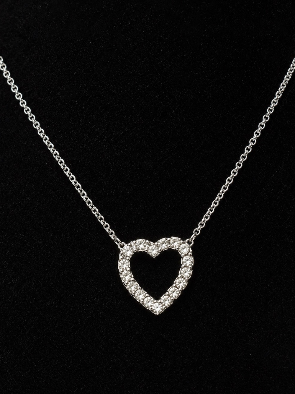 Vintage Sarah Coventry "Sweetheart" (1977) Heart Necklace